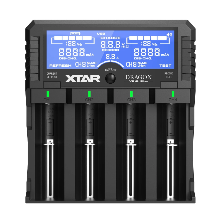 Xtar DRAGON VP4 PLUS Li-ion / NI-CD / NI-MH Pil Şarj Cihazı