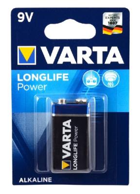 Varta Longlife Power 9V Alkalin Pil