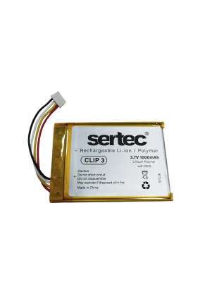 Sertec JBL Clip 3 uyumlu 3.7v 1000 mah Soketli Batarya